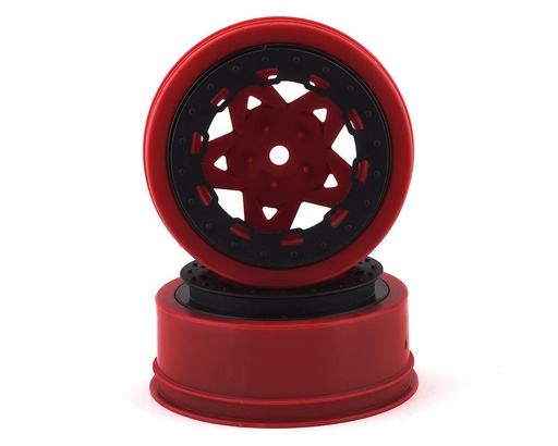 [JCO3390RB] JConcepts 12mm Hex Tremor Short Course Wheels (Red) (2)