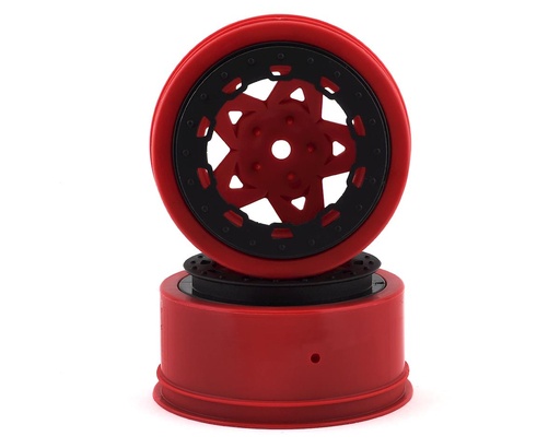 [JCO3391RB] JConcepts 12mm Hex Tremor Short Course Wheels (Red) (2)