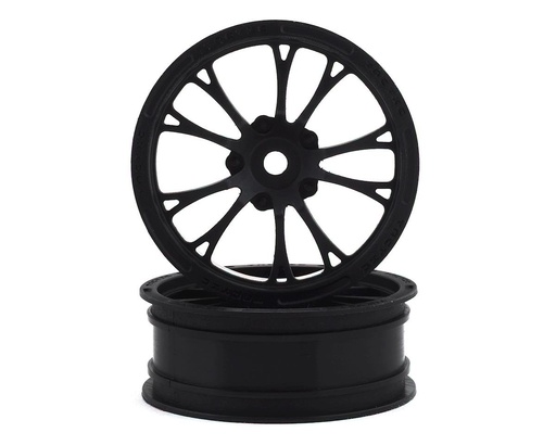 [JCO3399B] JConcepts Tactic Street Eliminator 2.2" Front Drag Racing Wheels (2) (Black)