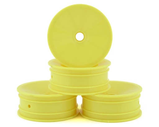[JCO3403Y] JConcepts Mono 2.2 Bearing Front Wheels (Yellow) (4) (RC10)