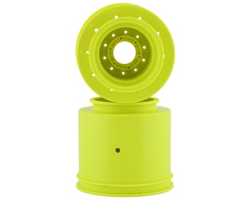 [JCO3414Y] JConcepts Aggressor 2.6x3.8" Monster Truck Wheel (Yellow) (2) w/17mm Hex
