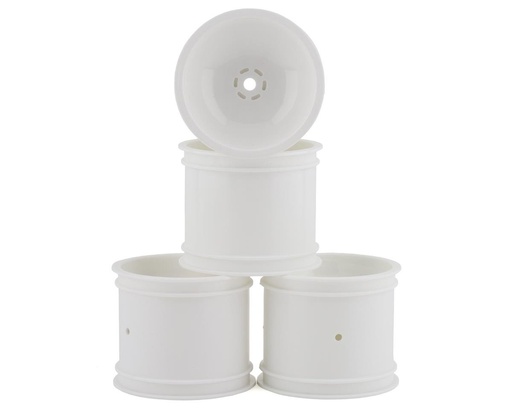 [JCO3417W] JConcepts 12mm Hex 2.2" Super Dish Front Wheel (White) (4)