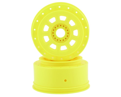 [JCO3421Y] JConcepts 9-Shot Short Course Dirt Oval Wheels (2) (Yellow)