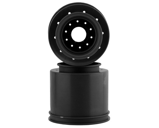 [JCO3423B] JConcepts Aggressor 2.6x3.8" Monster Truck Wheel (Black) (2) w/17mm Hex
