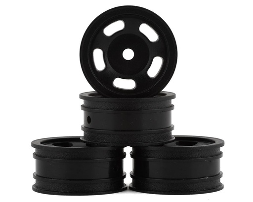 [JCO3431B] JConcepts Axial SCX24 Glide 1.0" 1/24 Crawler Wheels (Black) (4)