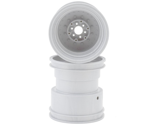 [JCO3439W] JConcepts Tribute 73's Monster Truck wheel w/Adaptors (White) (2) (3.2x3.6")