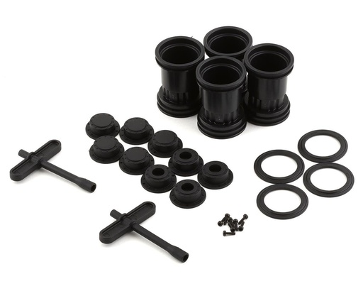 [JCO3442B] JConcepts Tribute 1/24th Mini Monster Truck Wheels (Black) (4)