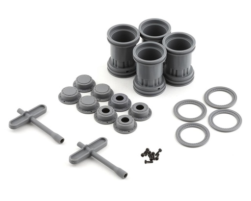 [JCO3442G] JConcepts Tribute 1/24th Mini Monster Truck Wheels (Grey) (4)