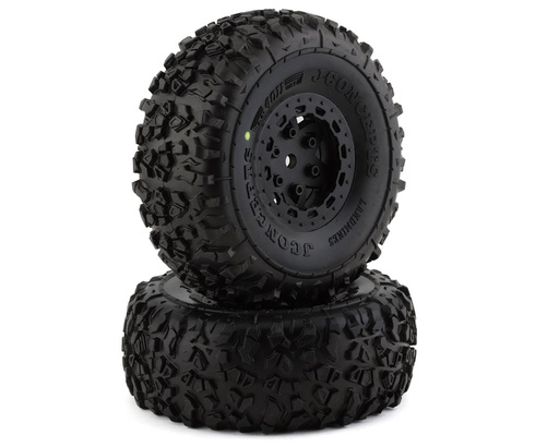 [JCO4011-3095] JConcepts Pre-Mounted Landmines Tires w/Tremor Wheels (Black) (2) (Yellow)