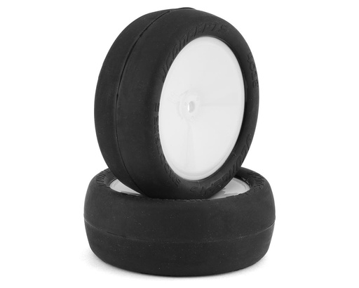 [JCO4018-1691] JConcepts Smoothie 2 2.2" Pre-Mounted 2WD Front Buggy Tires (White) (2) (Silver)