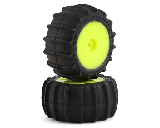 [JCO4040-2221] JConcepts Mini-T 2.0 Animal Pre-Mounted Rear Tires (Yellow) (2) (Green)