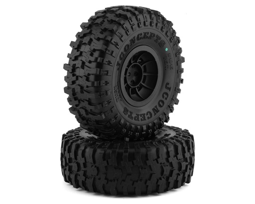 [JCO4045-3294] JConcepts Tusk 2.9" Pre-Mounted Tires w/Hazard Wheel (2) (Green)