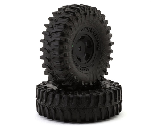 [JCO4058-32911] JConcepts The Hold 1.0" Pre-Mounted Tires (63mm OD) (2) w/Glide 5 Wheels (Green)