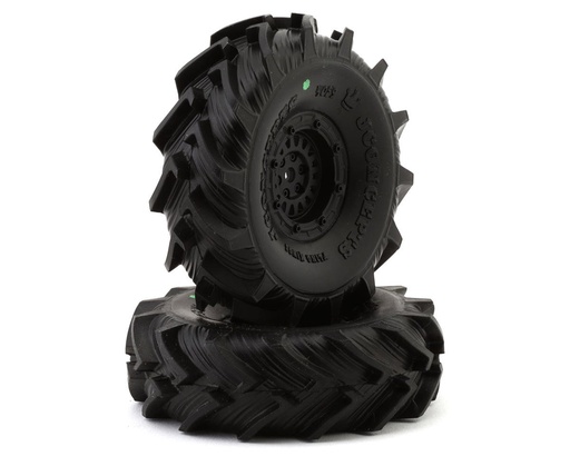 [JCO4059-32913] JConcepts Fling Kings 1.0" Pre-Mounted Tires (63mm OD) (2) w/Crusher Wheels (Green)