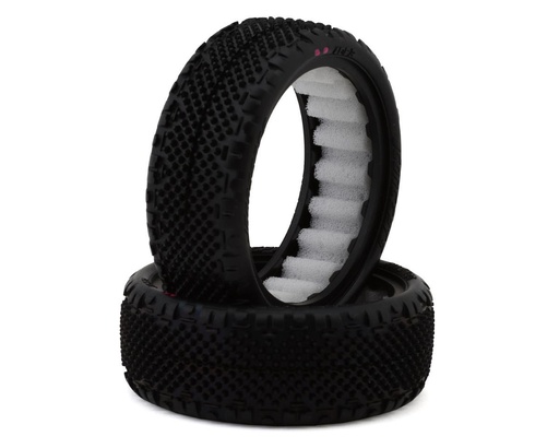 [JCO4062-010] JConcepts Pin Swag LP Wide 2.2" 2WD Front Buggy Carpet Tires (2) (Pink)