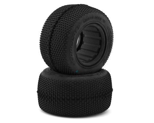 [JCO4063-02] JConcepts Double Dee's V2 2.2" 1/10 Stadium Truck Tires (2) (Green)
