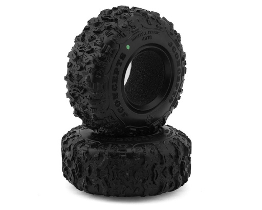 [JCO407802] JConcepts Megalithic 1.9" Rock Crawler Tires (2) (4.19” - Class 1) (Green)