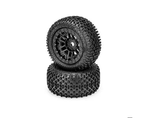 [JCO4089-39912] JConcepts Choppers Pre-Mounted Monster Truck Tires (Black) (2)