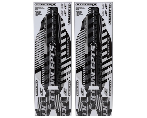 [JCO5122] JConcepts Team Associated RC10T6.4 Precut Chassis Protective Sheets (2)