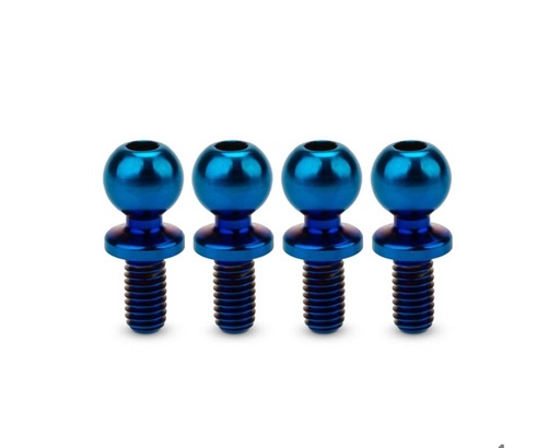 [JCO5132-1] JConcepts 5.5mm Revolved Titanium Ball Studs (Blue) (4) (6mm)