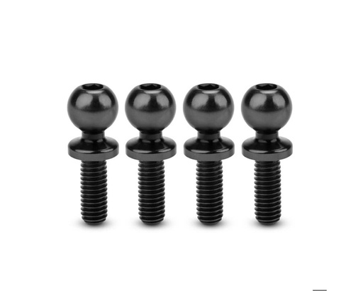 [JCO5133-2] JConcepts 5.5mm Revolved Titanium Ball Studs (Black) (4) (8mm)