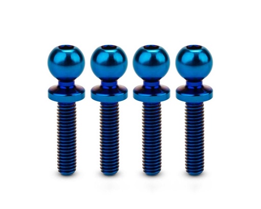 [JCO5135-1] JConcepts 5.5mm Revolved Titanium Ball Studs (Blue) (4) (12mm)