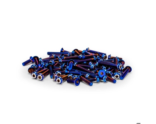 [JCO5138-1] JConcepts RC10 B7/B7D Titanium Upper Screw Set (Blue) (77)