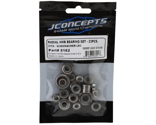 [JCO5162] JConcepts Schumacher LD3 Radial NMB Ball Bearing Set (23)