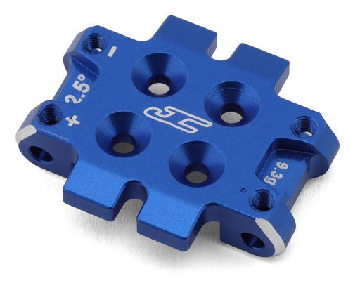 [JCO5184-1] JConcepts RC10B7 Aluminum Front Bulkhead (Blue) (2.5°)