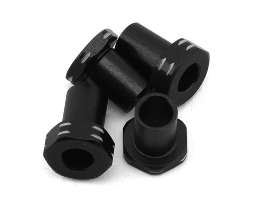 [JCO5186-2] JConcepts RC10B7 Aluminum Caster Hat Bushings (Black) (4)