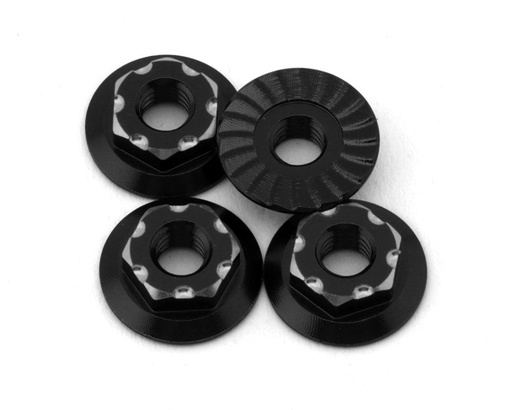 [JCO5216-2] JConcepts RC10B7 7mm Aluminum Low-Profile Wheel Nuts (4) (Black)