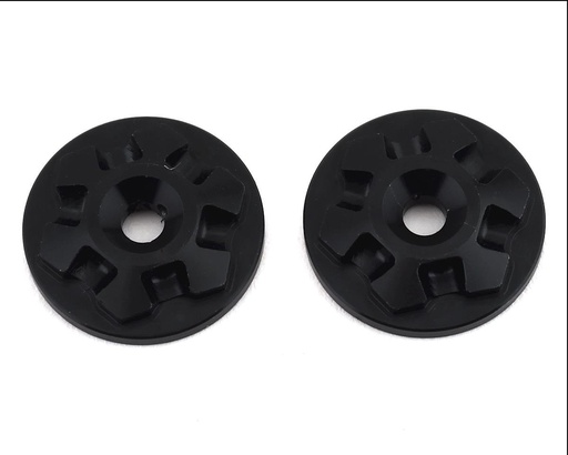 [JCO8125] JConcepts Aluminum RM2 Clover Wing Button (Black) (2)