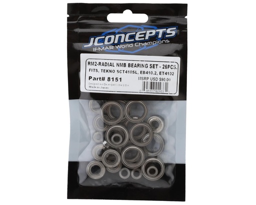 [JCO8151] JConcepts Tekno 410 RM2 Radial NMB Bearing Set