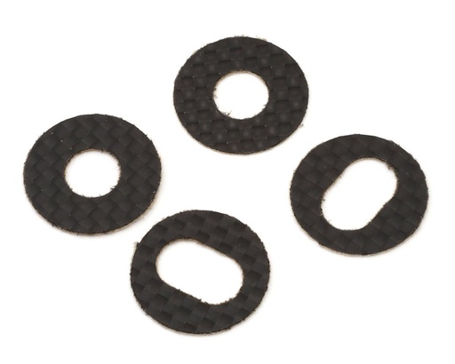 [JCO8153] JConcepts 1/8th Off-Road Carbon Fiber Body Washers w/Adhesive Back (4)