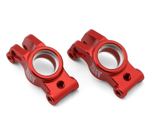 [EXO2276] Exotek Arrma Typhon/Granite Grom Aluminum HD Rear Hubs (Red) (2)