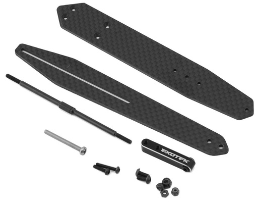 [EXO2159] Exotek Losi Mini Drag Carbon Fiber Wheelie Bar Set
