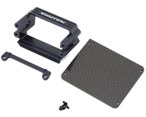 [EXO2179] Exotek Tekno EB48 2.1 Aluminum Servo Mount & Carbon Fiber Tray Set