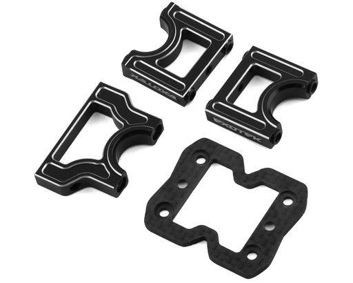 [EXO2173] Exotek TLR 8IGHT-X/E 2.0 Aluminum Center Differential Mount & Carbon Plate Set