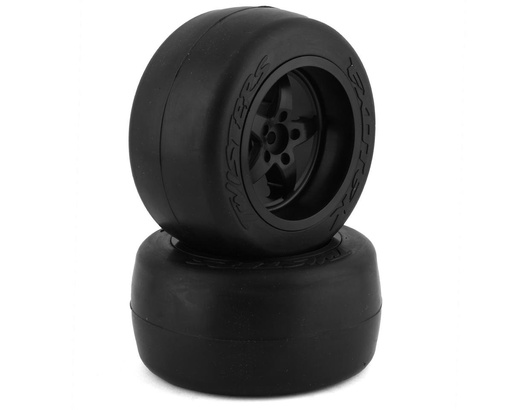 [EXO2155] Exotek Twister Pro Drag Belted Rear Tires & Wheel Set w/Soft Foam (2) (Firm)