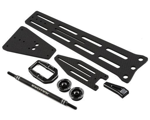 [EXO2106] Exotek 22 5.0 Pro Single Wheel Carbon Wheelie Bar Set