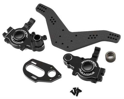 [EXO2088] Exotek TLR 22 5.0 Aluminum Drag Gear Box Set w/Motor Plate & Tower