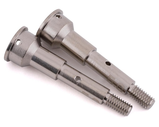 [EXO2061] Exotek TLR 22 5.0 Titanium Lightweight Rear CVA Axles (2) (Drag Racing Only)