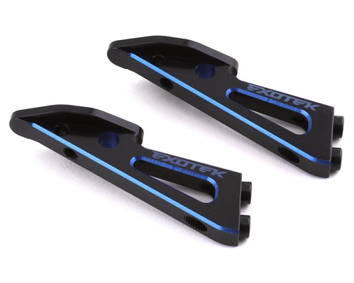 [EXO2045] Exotek B6.3 Aluminum Wing Mounts (Black/Blue) (2)