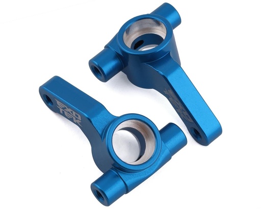 [EXO2019] Exotek DR10 Aluminum HD Steering Hubs (Blue)