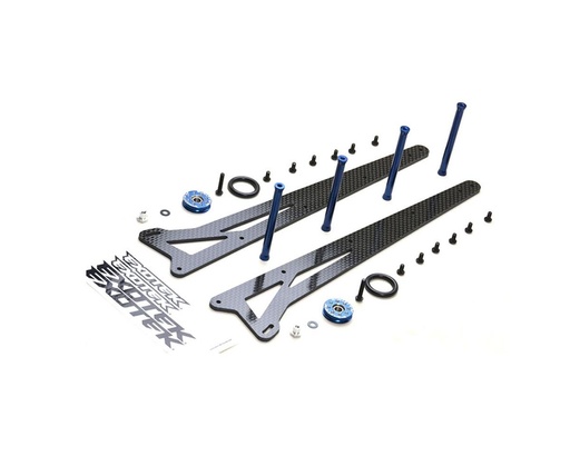 [EXO1980] Exotek Adjustable Wheelie Ladder Bar Set for Traxxas Slash