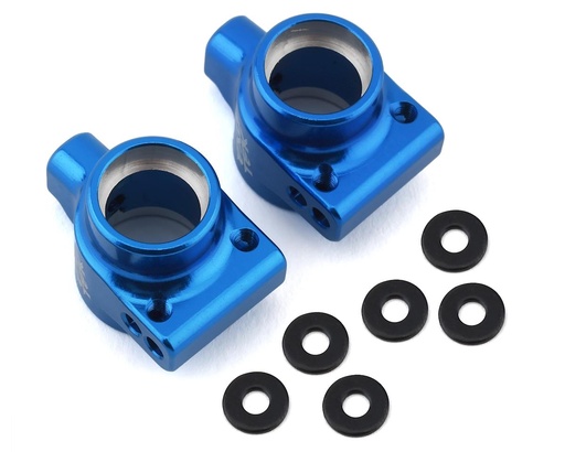 [EXO1956] Exotek DR10 Aluminum Rear Hubs (Blue) (2)