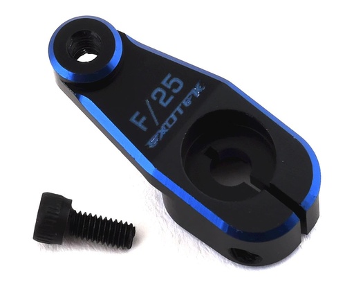 [EXO1948] Exotek Aluminum AE HD Servo Horn (Black/Blue) (25T - Futaba/Savox/ProTek)