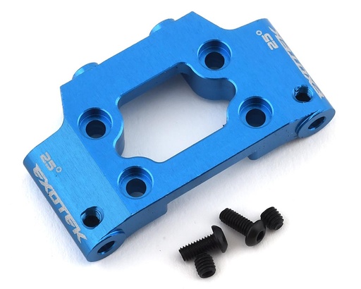 [EXO1941] Exotek DR10 Aluminum HD Front Bulkhead (Blue)
