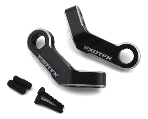 [EXO1955] Exotek TLR 22 Drag Racing Rear Body Mount Set (Black)