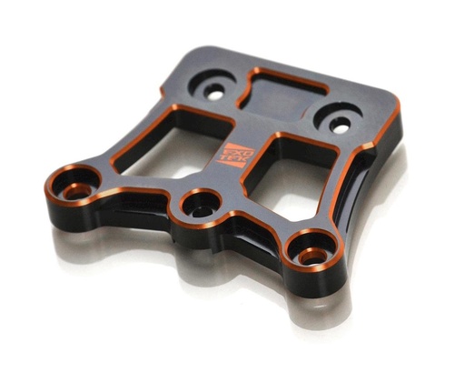 [EXO1927] Exotek D819/E819 Aluminum HA Steering Brace Plate (Black/Orange)